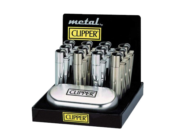 Encendedor Clipper METALLIC Silver